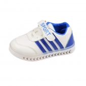 VILÁGÍTÓ GYEREK TORNACIPŐ, FEHÉR - KÉK 21, 22 ,23 ,24 ,25