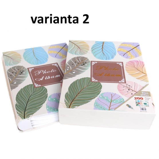 Fotóalbum 200 fényképhez madártoll