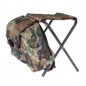 Összecsukható kemping szék hátizsákkal