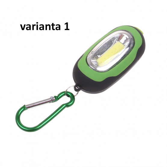 LED ZSEBLÁMPA KARABINERREL ZÖLD