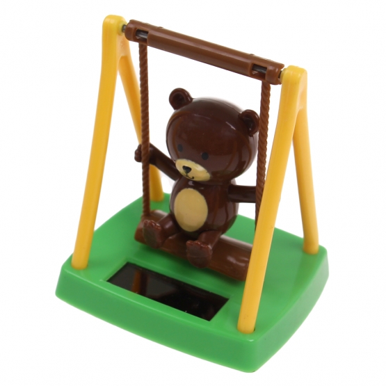 Szoláris táncoló dekoráció medve bocs