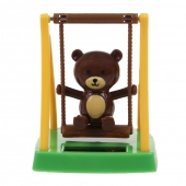 Szoláris táncoló dekoráció medve bocs