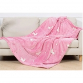 Világító takaró rózsaszín