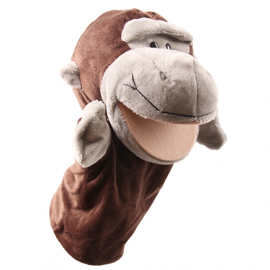 Plüss kesztyűbáb gorilla