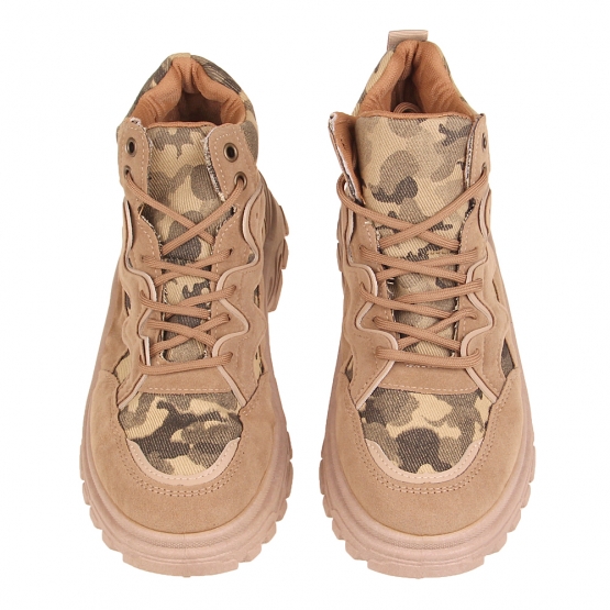 Bokacipő FASHION terepmintás, méret 43