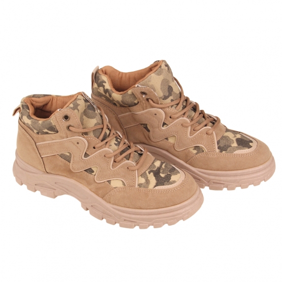 Bokacipő FASHION terepmintás, méret 43