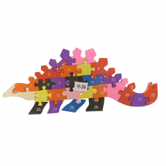 Oktató fa puzzle dinoszaurusz var.1