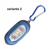 LED ZSEBLÁMPA KARABINERREL KÉK