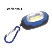 LED ZSEBLÁMPA KARABINERREL KÉK