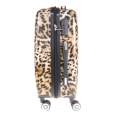 Kéményfalú bőrönd készlet LP18 (leopárd) – 3 db