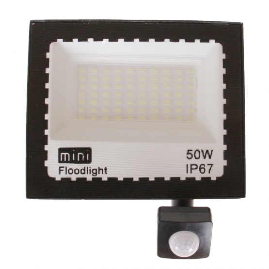 LED reflektor mozgásérzékelővel 50 W