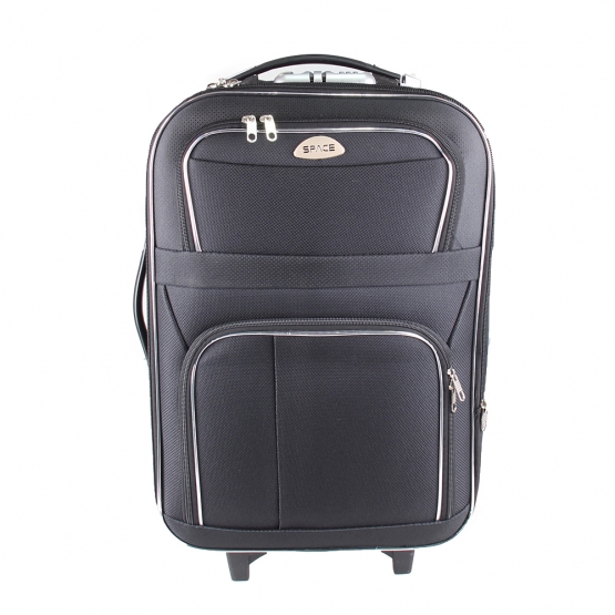 Szövet utazási bőrönd készlet 3 db fekete 1