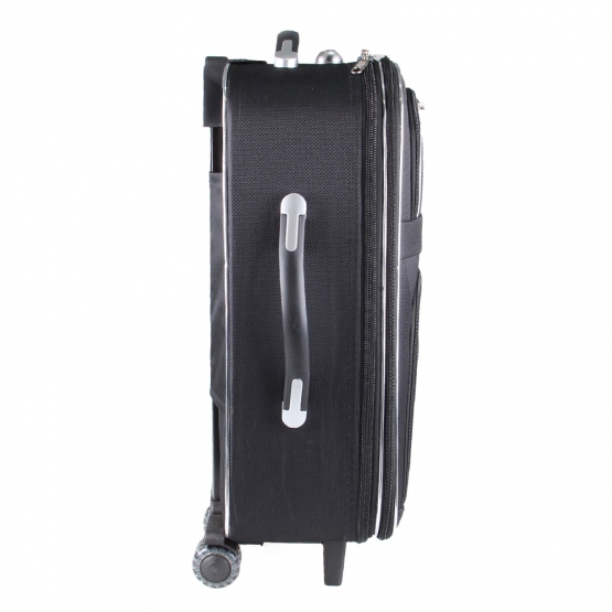 Szövet utazási bőrönd készlet 3 db fekete 1