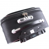 Szövet utazási bőrönd készlet 3 db fekete 1