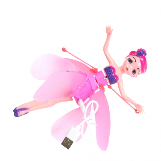 Varázslatos repülő tündér rózsaszín