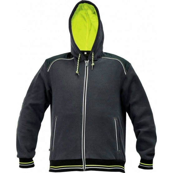 Munkafelső kapucnival, sárga XS