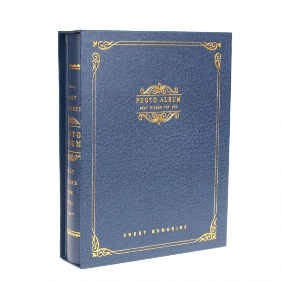 Fotóalbum 200 fényképhez, kék, típus D