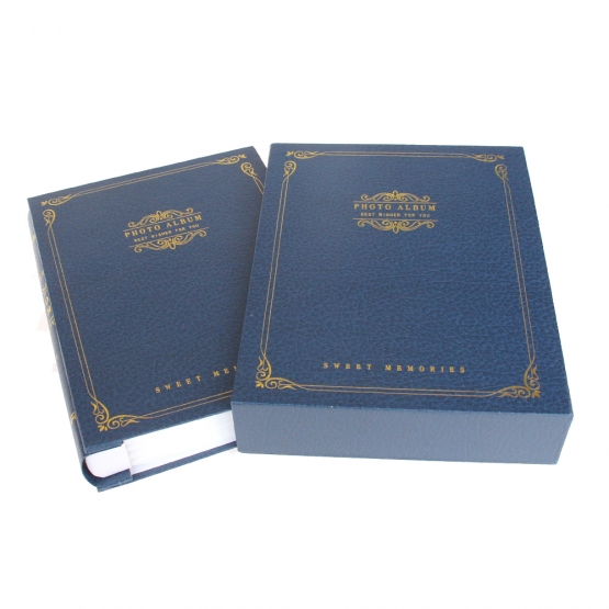 Fotóalbum 200 fényképhez, kék, típus D