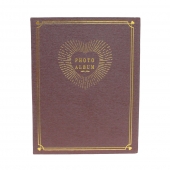 Fotóalbum 200 fényképhez barna