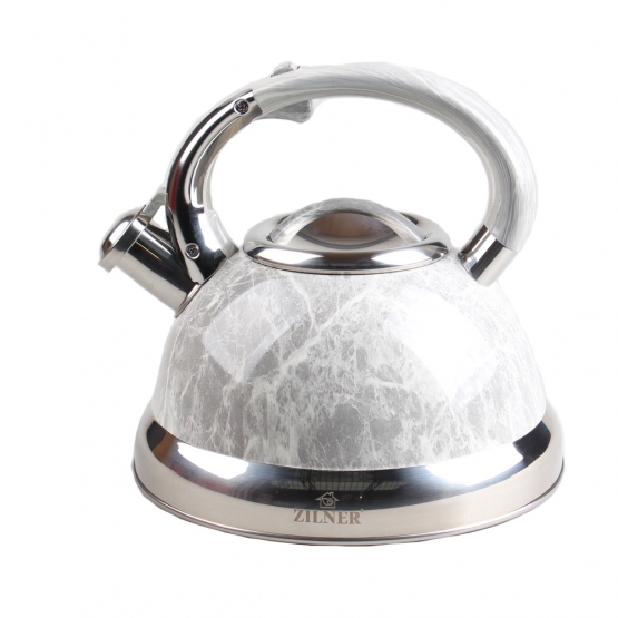 Fém vízforraló 3 l szürke márvány