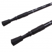 Túrabotok felfüggesztéssel (2db) fekete