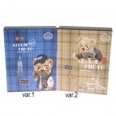 Fotóalbum mackó szemüveggel 200 fényképhez