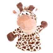 Plüss kesztyűbáb zsiráf var.1