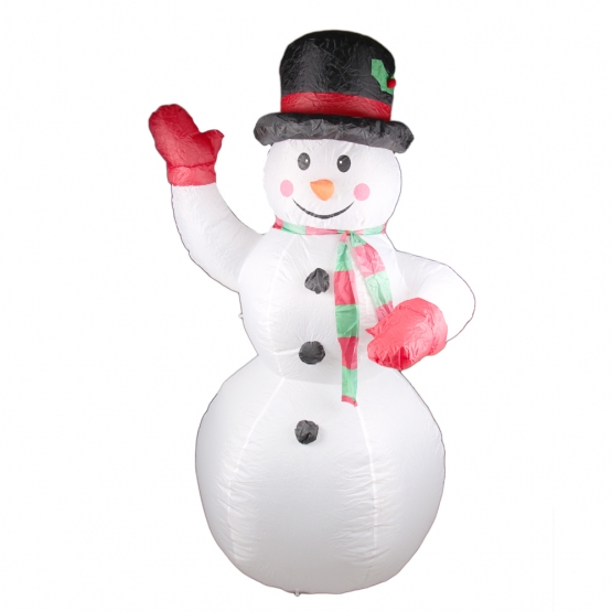 Felfújható hóember LED világítással