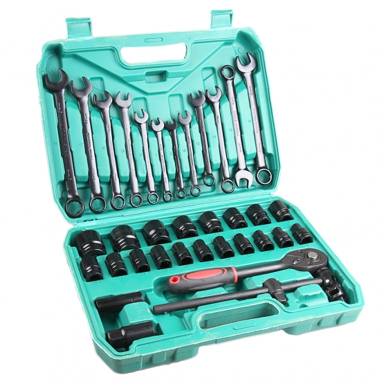 37 darabos dugókulcs készlet