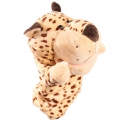 Plüss kesztyűbáb leopárd