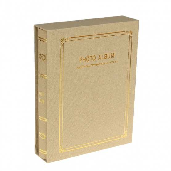 Fotóalbum 200 fényképhez, arany, típus E