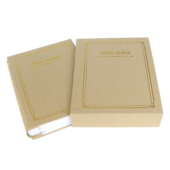 Fotóalbum 200 fényképhez, arany, típus E