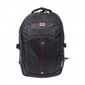 Fekete hátizsák, tele iskolaszerekkel A típus