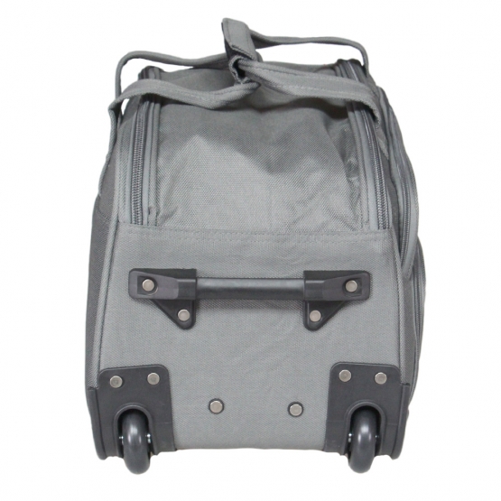Gurulós utazótáska MRZM szürke, nagyméretű