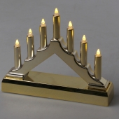 Karácsonyi gyertyatartó arany