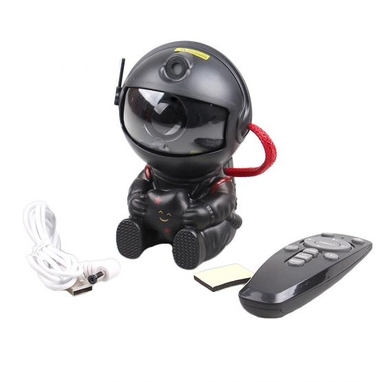 LED csillagfény projektor űrhajós fekete