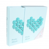 Fotóalbum 200 fényképhez, lufi szív