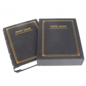 Fotóalbum 200 fényképhez, fekete, típus A