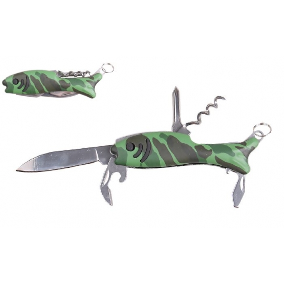 5 funkciós hal alakú álcázott zsebkés