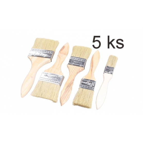 Lapos ecsetkészlet 5 db