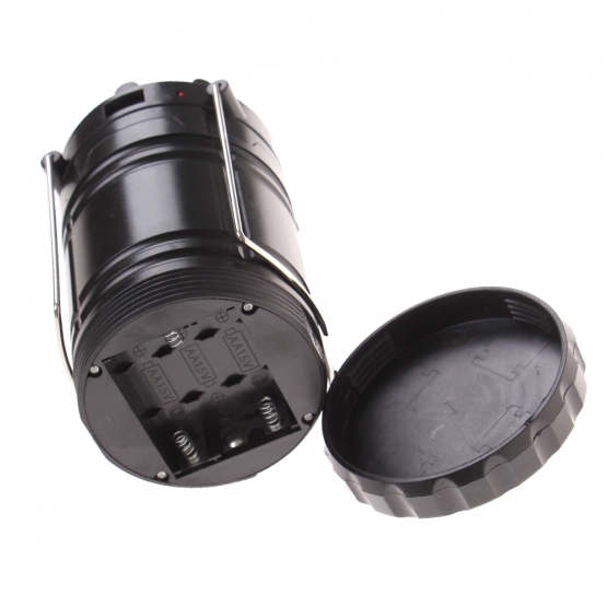 NAPELEMES KEMPING LÁMPA G-85 FEKETE