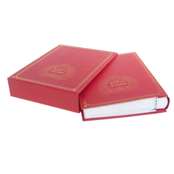 Fotóalbum 200 fényképhez piros, típus F