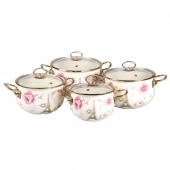 8 részes zománcozott edénykészlet Paris