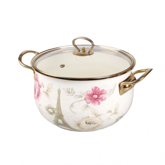 8 részes zománcozott edénykészlet Paris