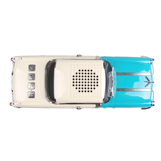 Retro autó hangszóró türkiz