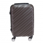 Kéményfalú bőrönd készlet LA3 barna – 3 db