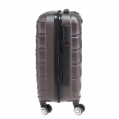 Kéményfalú bőrönd készlet LA3 barna – 3 db