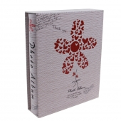 FOTÓALBUM 200 FÉNYKÉPHEZ, VIRÁG, szürke