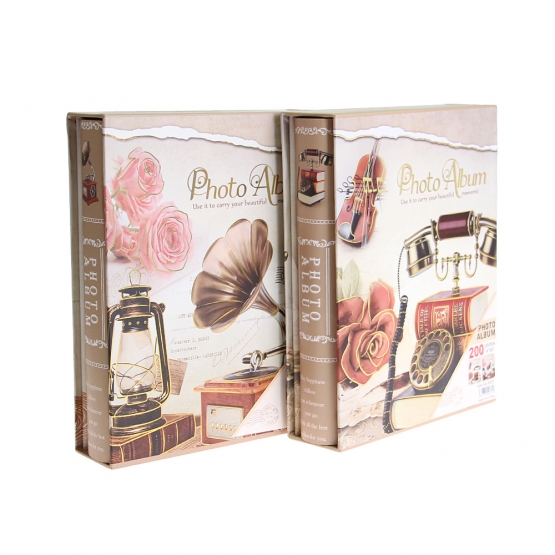 Fotóalbum retró 200 fényképhez