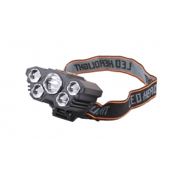 5 LED-es tölthető fejlámpa L-T21